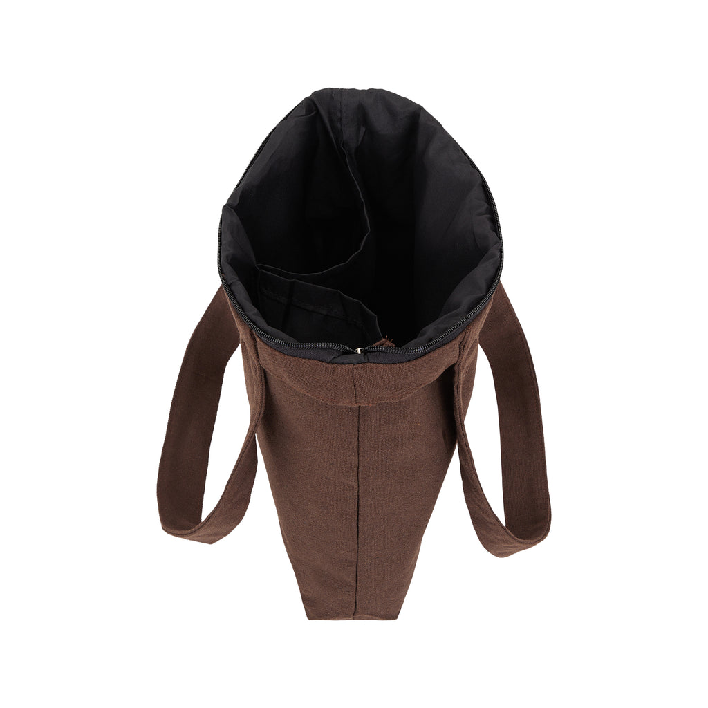 IN GOD'S HANDS TOTE | BROWN